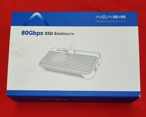 ACASIS 80Gbps M.2 NVMe SSD Gehäuse, Lüfter,80Gbps für M4 MacBook,Mac Mini - Bild 1 von 4