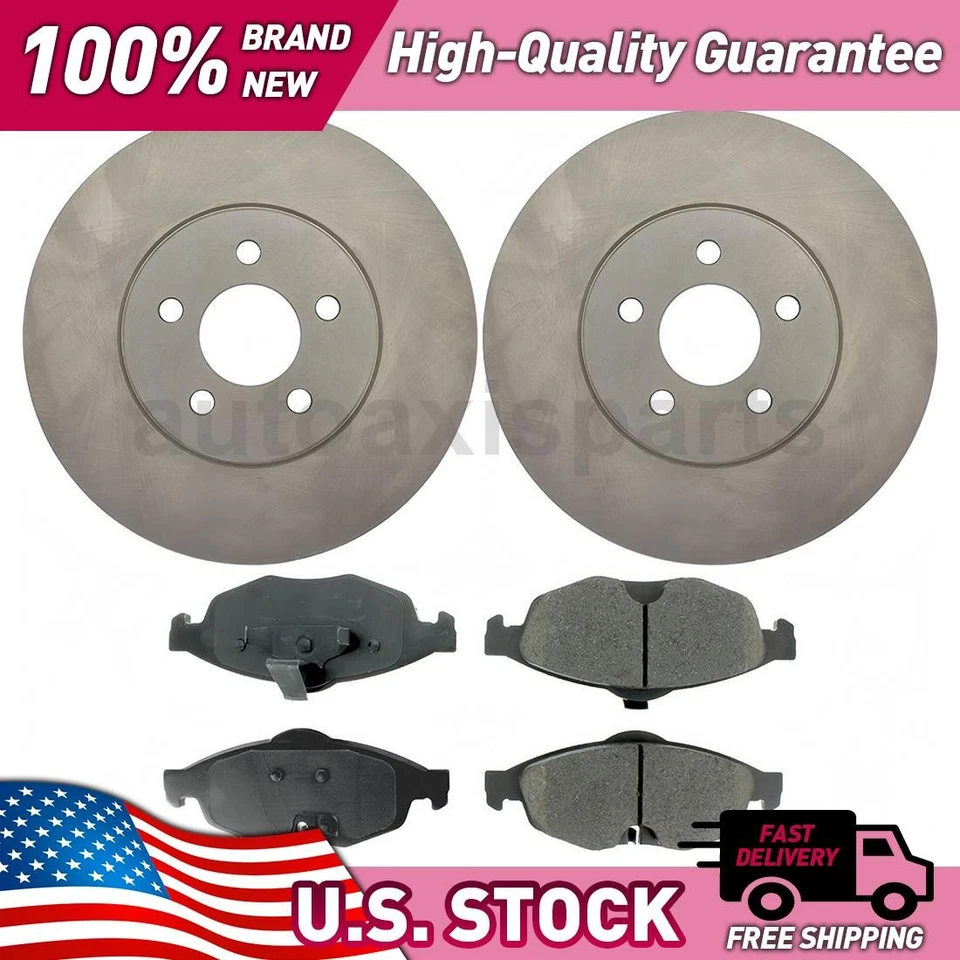 Kit de actualización de freno de disco de piezas delanteras centradas para Dodge Stratus 2001-2006 Foto 1 de 1