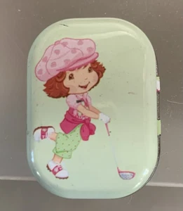 Mini lata de metal Strawberry Shortcake como nueva - Imagen 1 de 4