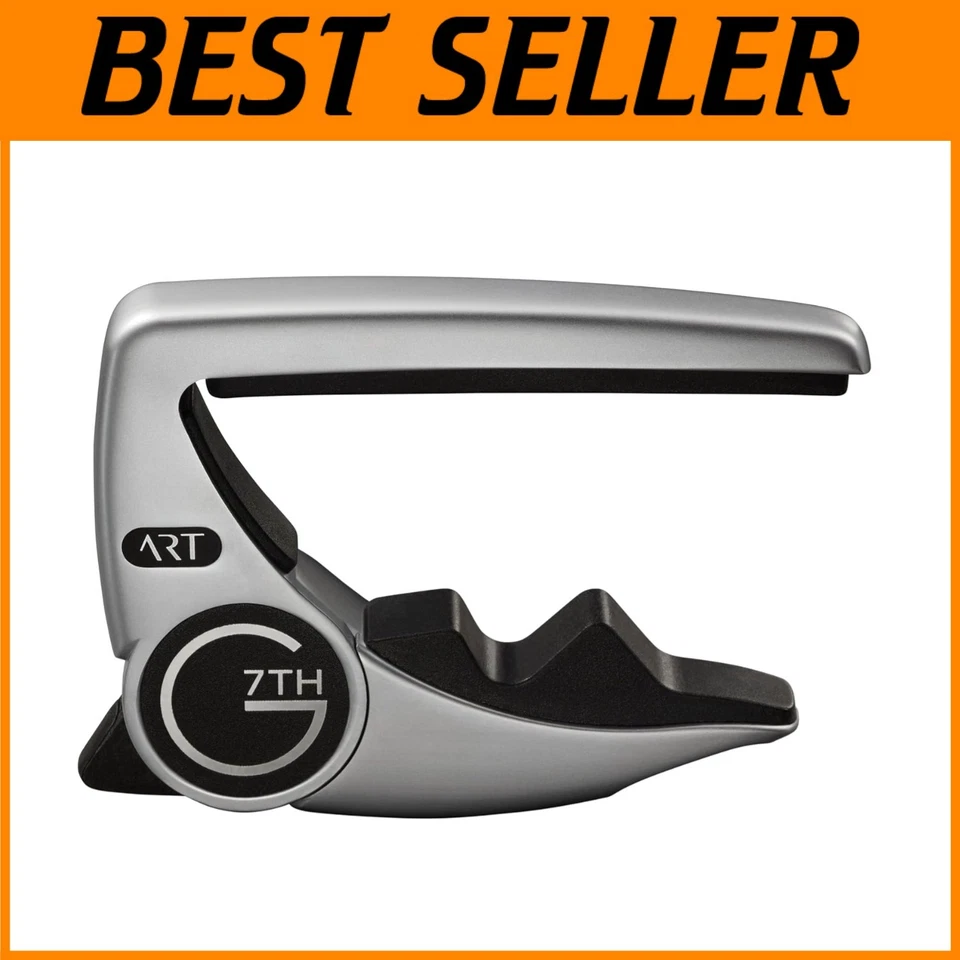 Performance 3 Guitar Capo - Steel String Silver - Image 1 of 4