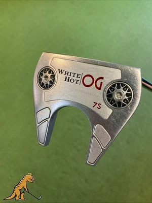 Used RH Odyssey White Hot OG 7S 32” Mallet Putter - Image 1 of 4