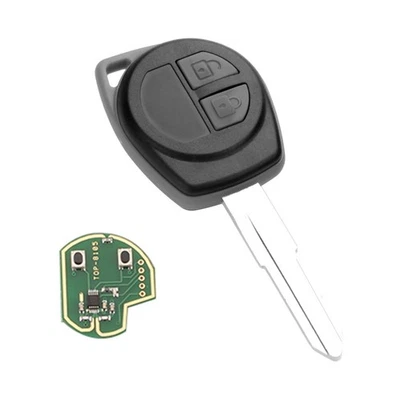 Car 2 Button Remote Key Uncut Blade 433MHz ID46 Chip HU87 for Suzuki SX4 07-15 — 第 1/4 张图片