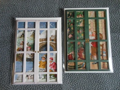 ++ 2 x Nostalgisches Adventsfenster, Mini-Adventskalender (Behr) - Coppenrath ++ - Bild 1 von 2