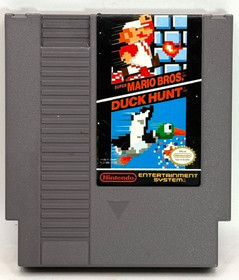 Super Mario Bros Duck Hunt Nintendo NES 1985 Game Cartridge