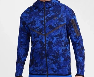 HERREN NIKE TECH WINDRUNNER FLEECE HOODIE MIT DURCHGEHENDEM REISSVERSCHLUSS GAME ROYAL HV5055-480 – GRÖSSE LARGE - Bild 1 von 6