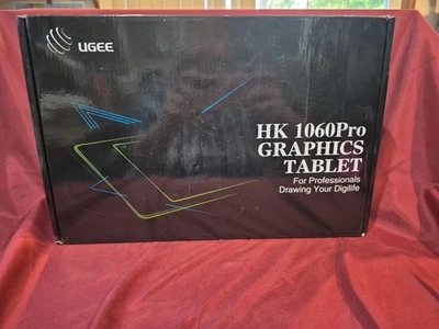 New Ugee HK1060 Pro Graphics Tablet Never Removed From Package Draw On Computer - Image 1 of 4