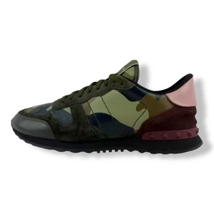 Valentino Rockrunner Khaki/Pink Herren Sneaker Größe UK 7 EU 41 - Bild 1 von 6