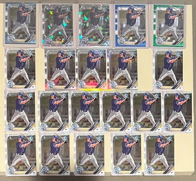 21 card LOT - 2019 Bowman Draft Chrome #BDC-69 Hudson Head Refactor /150 ++ - Image 1 of 4
