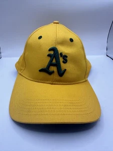 Oakland Athletics Mütze Kappe Druckknopflasche gelb grün MLB Baseball Einheitsgröße Herren - Bild 1 von 5