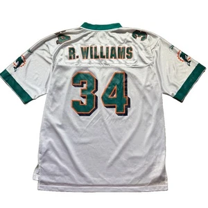 Vintage Ricky Williams Miami Dolphins Reebok Jersey #34 Size XL - Picture 1 of 9