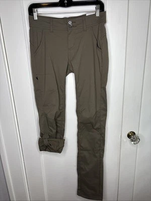NEW prAna $95 SLATE GREEN HALLE  STRAIGHT PANT  SZ 0 Tall Inseam Stretch - Image 1 of 4