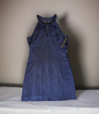 Новый с Ярлыками Marc New York Andrew Marc синий с бретелью через шею платье женщин размер 8 - Изображение 1 из 4