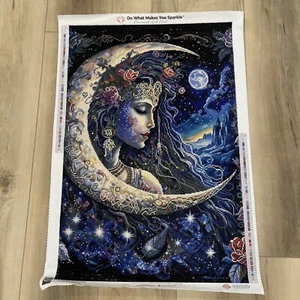 Diamond Art Club "Moon Goddess" Auclair Studio COMPLETED 22" x 33" - Picture 1 of 5