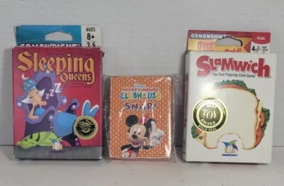 Juego de 3 Juegos Infantiles Mickey Mouse Casa Club Snap, Slamwich, Sleeping Queens Foto 1 de 4