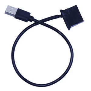 USB to Molex 4 Pin PC Computer Cooling Fan 1 Feet Connector Cable Adapter Cor-b - Afbeelding 1 van 5