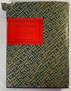 Collected Sonnets of Edna St. Vincent Millay, 1941 Harper & Brothers, HC DJ - Picture 1 of 13