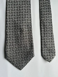 New and Lingwood Grey 100% Silk Tie - Picture 1 of 5