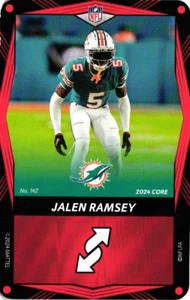 Jalen Ramsey 2024 Mattel Core Uno Elite NFL Base Red #142 Miami Dolphins - Picture 1 of 2