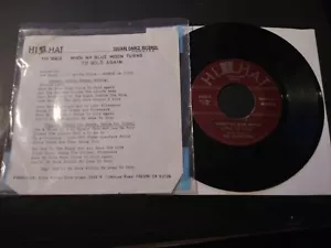The Hi-Hatters - When My Blue Moon Turns To Gold VG++ 45RPM Hi Hat Record Insert - Foto 1 di 4