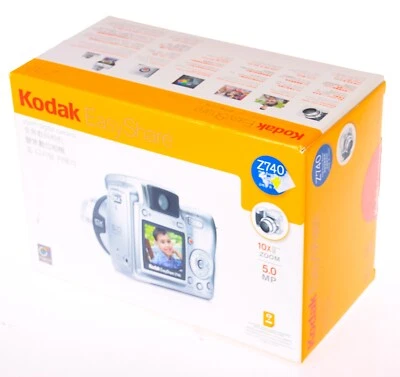 KODAK EasyShare Z740 5MP Digital Camera 10x Zoom NOS Boxed- MINT / NEW - RARE!!  - Image 1 of 4