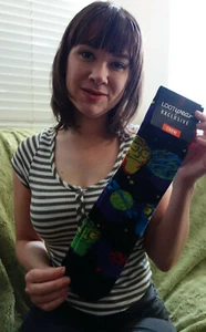 March 2019 Loot Wear Exclusive Rick and Morty Show Me What You Got Socks NEW - Picture 1 of 5