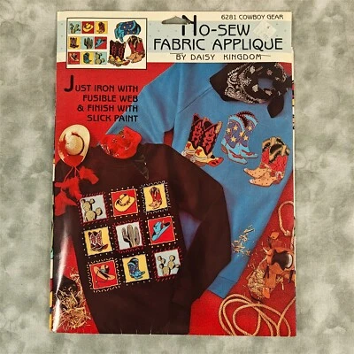 🐴 Kit caubói faroeste aplique tecido sem costura Daisy Kingdom 6281 🏜️ - Imagem 1 de 3