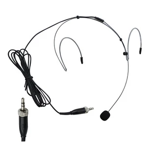 Headset Microphone for Sennheiser ew100 sk100 G2 G3 G4 Wireless earset mic Black - Picture 1 of 7