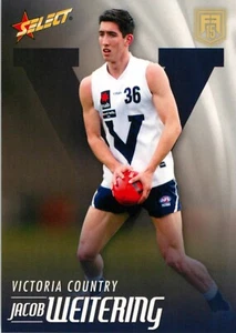 2015 Carlton Blues AFL Select Future Force Rookie Card - Jacob Weitering - Picture 1 of 3