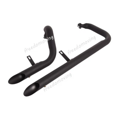 For Yamaha Virago250 XV250 XV125 VStar 250 Black Exhaust System Front Tail Pipe - Изображение 1 из 4