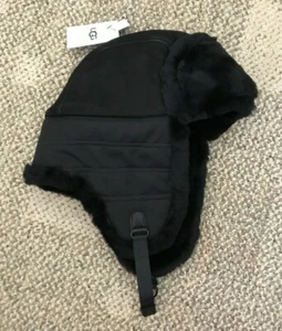 $155 UGG Trapper Winter Hat Mixed Media Fleece Water Resistant Warm Men's S/M - Picture 1 of 4
