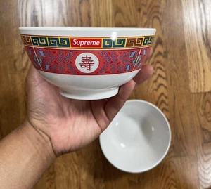 Supreme Ramen Bowl Set Comes With Two Bowls & Two Spoons - Picture 1 of 13