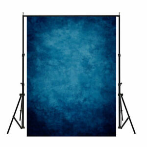 Abstract Retro Blue Photography Background Studio Backdrop Props 3x5ft