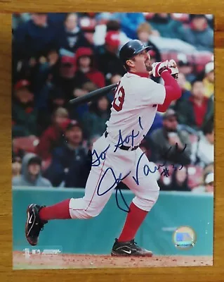 Captain JASON VARITEK #33 signed BOSTON RED SOX "GO SOX!" 8x10 Photo COA - Image 1 of 2