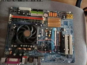 Retro Płyta Główna Gigabyt Socket 939 AMD Athlon™ 64 X2 - Sprawdzona, Vintage PC - Zdjęcie 1 z 3