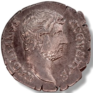 117-138 A.D. Ancient Rome Hadrian silver denarius - Picture 1 of 2
