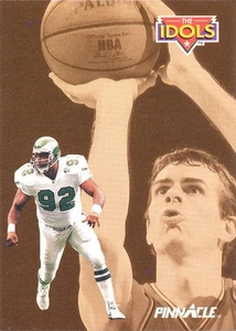 PINNACLE-IDOLS Reggie White EAGLES VOLS HOF Bobby Jones NUGGETS 76ers - Picture 1 of 1