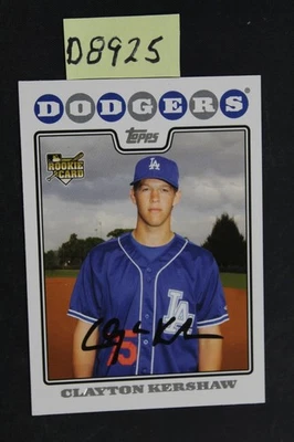 2008 Topps Update Clayton Kershaw (RC) #UH240 ROOKIE CARD (D8925 - Image 1 of 2