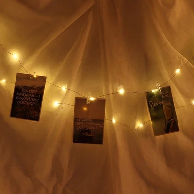 Removable USB 100LED Copper Wire Photo Clip String Light Home Decorative Light☚ - Image 1 of 4