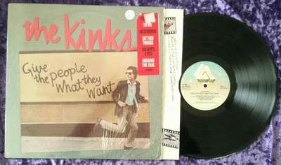 The Kinks – Give The People What They Want - US LP + OIS + HYPE STICKER 1981 Foto 1 de 2