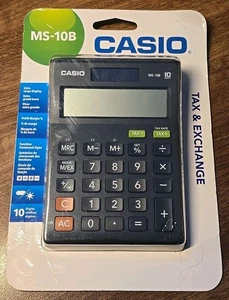 Casio MS-10B Calculator 10 Digits Better Than MX-8B Calculator, BRAND NEW SEALED - Picture 1 of 3