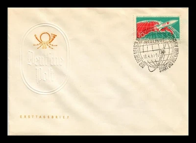 Estampillas Dr Jim RDA Alemania Oriental Primer Día Edición Vostok 1 Vuelo Espacial 1961 Foto 1 de 2