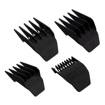 COLORSKI Professional Peanut Clipper Guards for Wahl Peanut - Black-4PCS