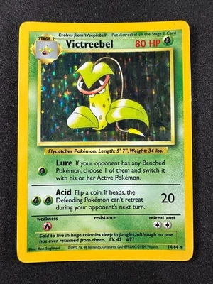 Victreebel 14/64 Jungle Holo Rare NO SYMBOL ERROR Pokémon TCG WOTC - NM - Image 1 of 2