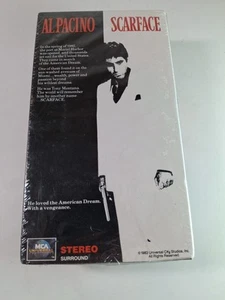 SCARFACE VHS TAPE 1983 2 TAPES AL PACINO MCA 1ST RELEASE VHS CLASSIC SEALED - Picture 1 of 7