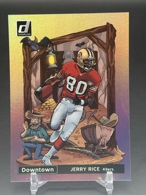 Jerry Rice 2020 Donruss Downtown HOF 49ers Ssp - Image 1 of 3