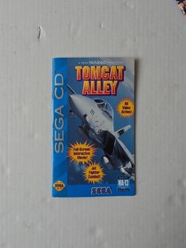 Sega CD Manual Only Tomcat Alley 