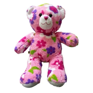 Build A Bear Enchanted Garden - Pink Floral Spring Plush Teddy Trolls T-shirt - Picture 1 of 8