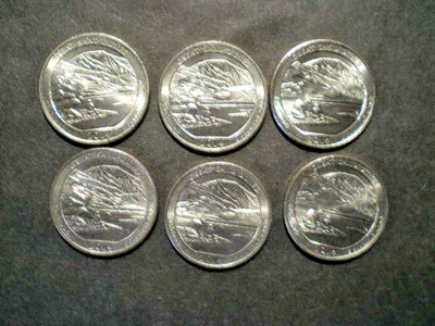 2014 National Park Quarters Lot of (6) Great Sand Dunes/ America the Beautiful - Image 1 of 2