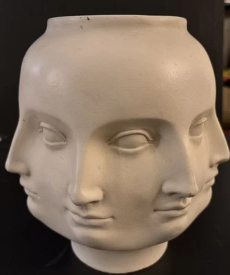 TMS 2005 Perpetual Faces Vase Dora Maar Fornasetti Style Vitruvian *read - Image 1 of 4