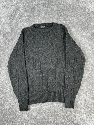 Vtg Members Only Sweater Mens Large Gray Wool Knit Pullover - Image 1 of 4